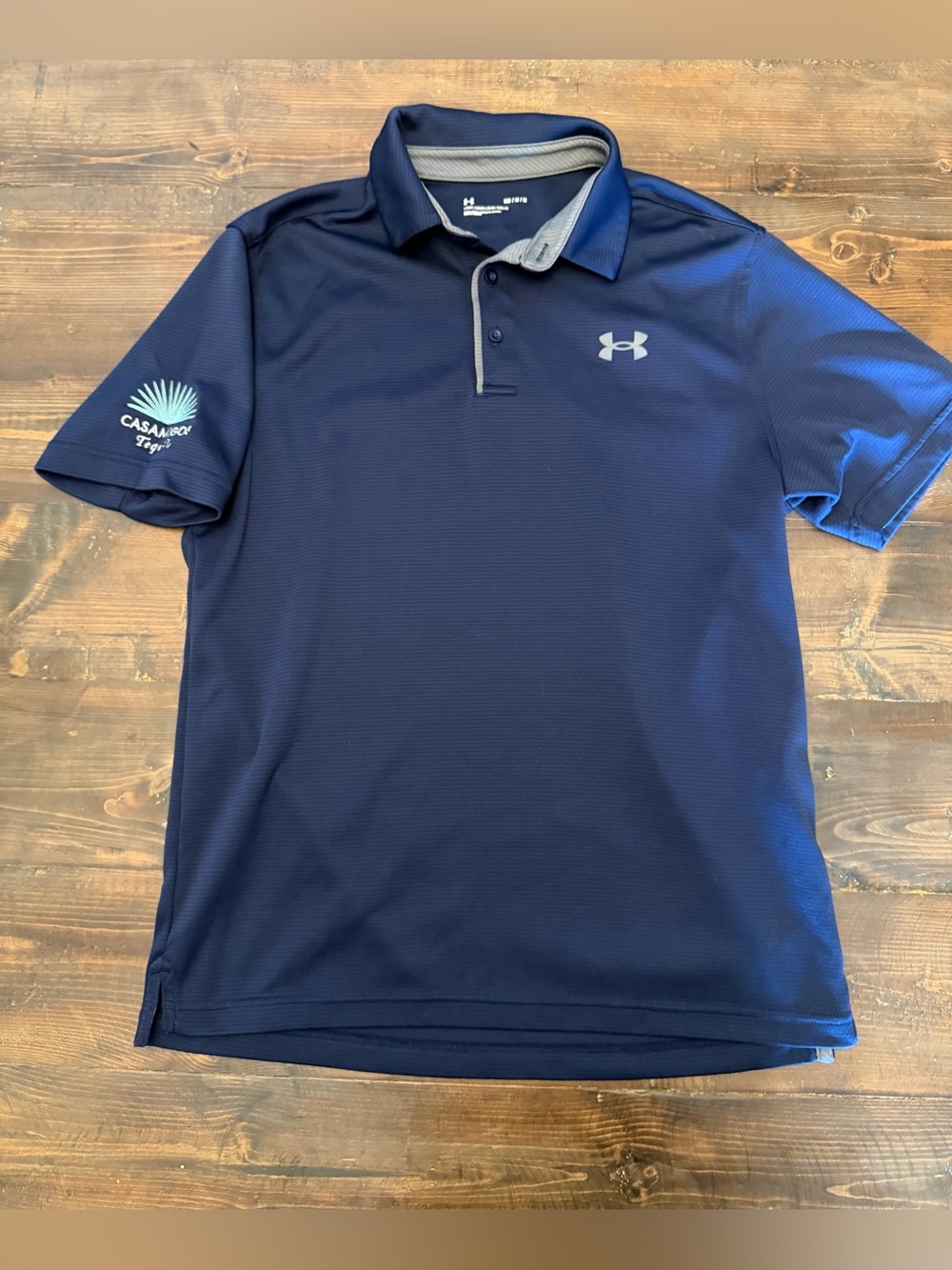 Under Armour Casamigos Tequila Polo Men’s Medium Navy Blue